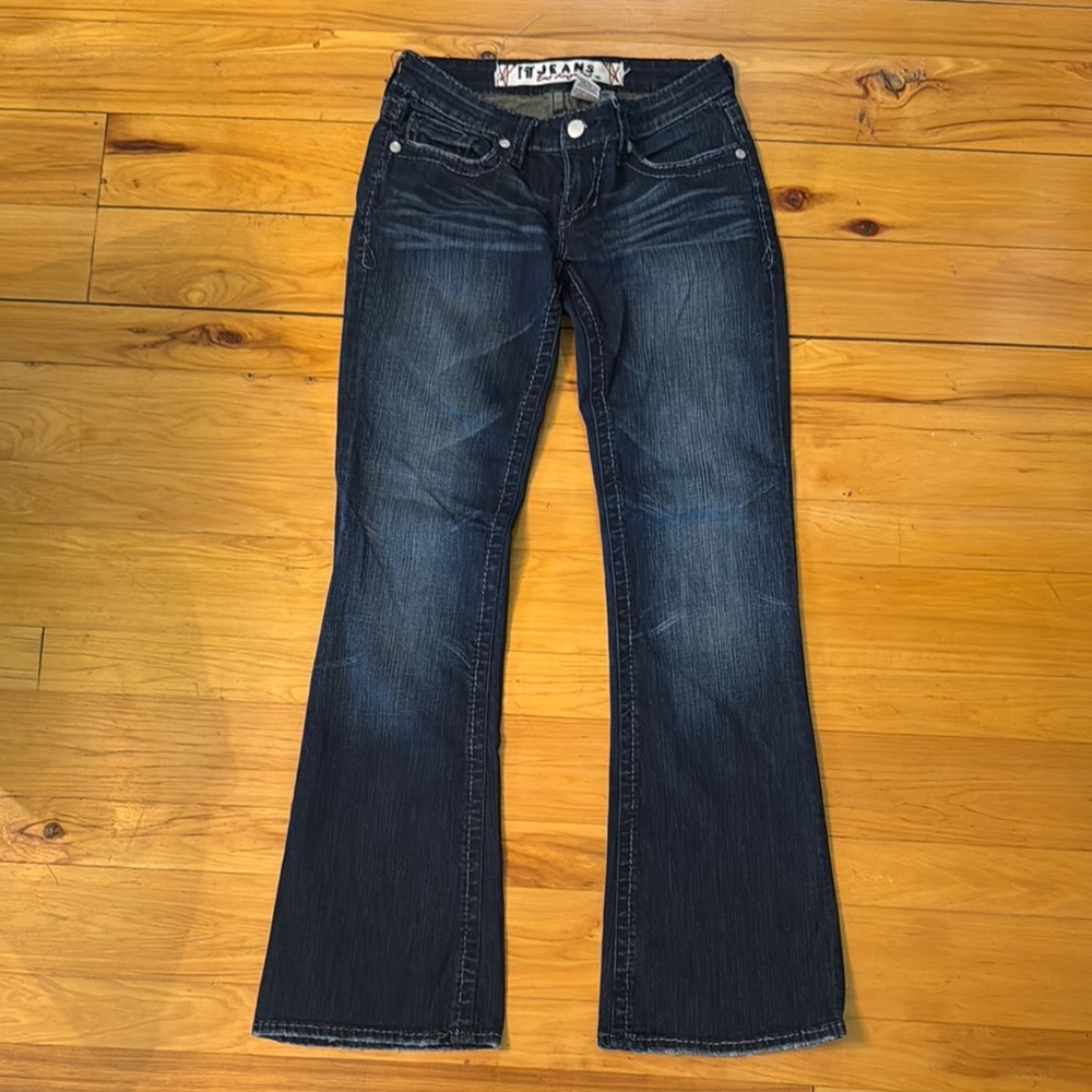 !it Jeans Dark Blue Boot Cut Women's Jeans 28”